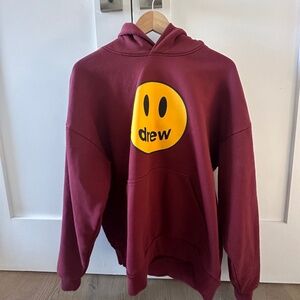 Drew House sweater - Burgundy mascot hoodie -  XS